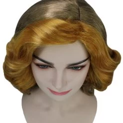 HPO Womens 70's Vintage Housewife Curly Wig | Gold Vintage Wigs | Premium Breathable Capless Cap 15 HPO Womens 70's Vintage Housewife Curly Wig | Gold Vintage Wigs | Premium Breathable Capless Cap