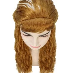 BC Adult Women's Brown Color Wavy Long Length Trendy Iconic Artic Princess Wig 11 BC Adult Women's Brown Color Wavy Long Length Trendy Iconic Artic Princess Wig