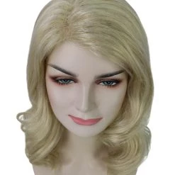 HPO Women's Womens Adult Wig | Blonde TV/Movie Wigs | Premium Breathable Capless Cap