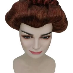 HPO Women's Womens Mary Queen Of Scots Mary Stuart Wig | Brown TV/Movie Wigs | Premium Breathable Capless Cap 13 HPO Women's Womens Mary Queen Of Scots Mary Stuart Wig | Brown TV/Movie Wigs | Premium Breathable Capless Cap