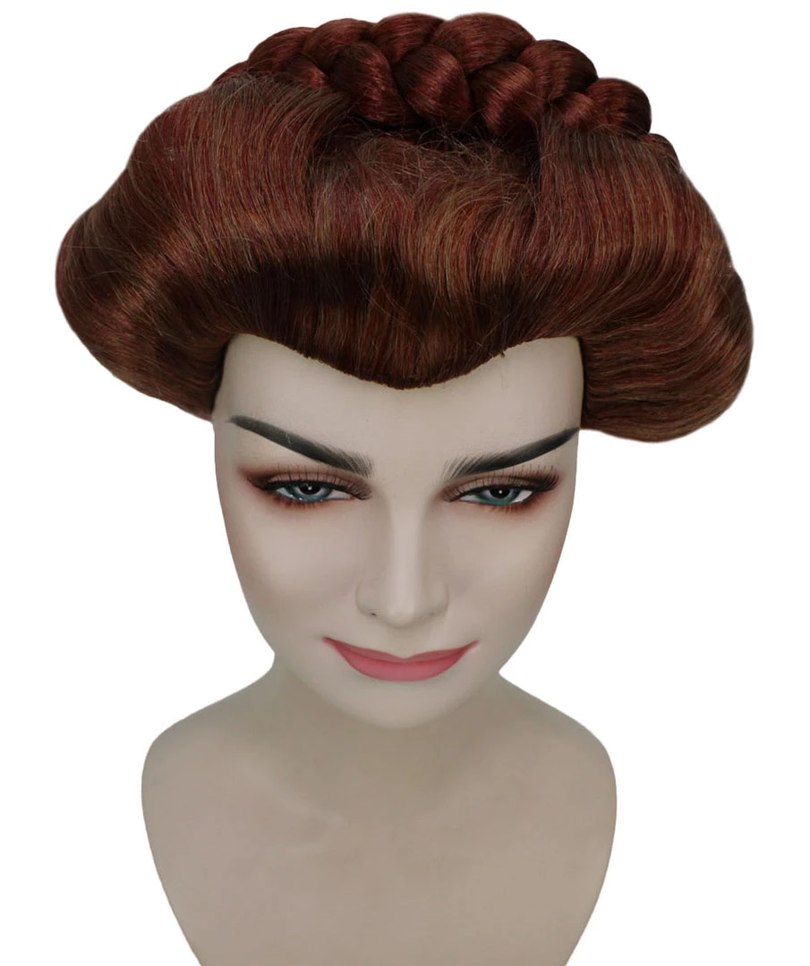 HPO Women's Womens Mary Queen Of Scots Mary Stuart Wig | Brown TV/Movie Wigs | Premium Breathable Capless Cap 6 HPO Women's Womens Mary Queen Of Scots Mary Stuart Wig | Brown TV/Movie Wigs | Premium Breathable Capless Cap