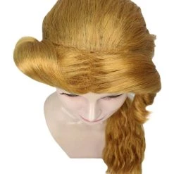 HPO Womens Mary Queen Of Scots Mary Queen Wig | Blonde TV/Movie Wigs | Premium Breathable Capless Cap Women's