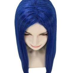 HPO Womens Fantasy Long Wig | Blue TV/Movie Wigs | Premium Breathable Capless Cap Women's 15 HPO Womens Fantasy Long Wig | Blue TV/Movie Wigs | Premium Breathable Capless Cap Women's
