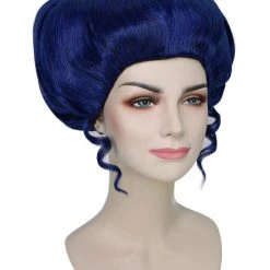 HPO Women's TV Movie Character Wig | Dark Blue Wigs | Premium Breathable Capless Cap