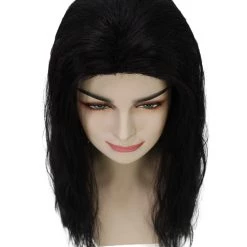 HPO Women's Fighting Character Wig | Black Wigs | Premium Breathable Capless Cap 15 HPO Women's Fighting Character Wig | Black Wigs | Premium Breathable Capless Cap