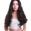 HPO Women Black Wavy Cosplay Wig | Premium Breathable Capless Cap