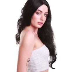 HPO Women Black Wavy Cosplay Wig | Premium Breathable Capless Cap 9 HPO Women Black Wavy Cosplay Wig | Premium Breathable Capless Cap