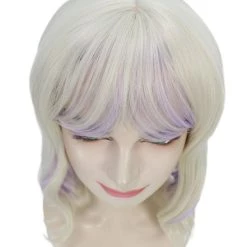 HPO Adults Women Shoulder Length Wavy Wigs | Multicolor Options Cosplay Wigs | Premium Breathable Capless Cap