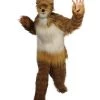 HPO Furry Fox Collection Costume | Women's White And Orange Straight Long Furry Fox Cosplay Costume With Tail
