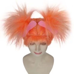 HPO Troll World Tour | Women's Troll Orange Straight Spiked Cosplay Wig | Premium Breathable Capless Cap 15 HPO Troll World Tour | Women's Troll Orange Straight Spiked Cosplay Wig | Premium Breathable Capless Cap
