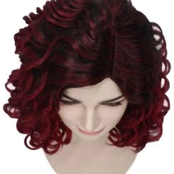 BC Sexy Curls | Women's Red Color Curly Shoulder Length Trendy Sexy Curls Wig