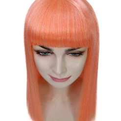 BC Dreamcicle | Women's Floresent Pink Color Straight Shoulder Length Trendy Dreamcicle Wig 15 BC Dreamcicle | Women's Floresent Pink Color Straight Shoulder Length Trendy Dreamcicle Wig