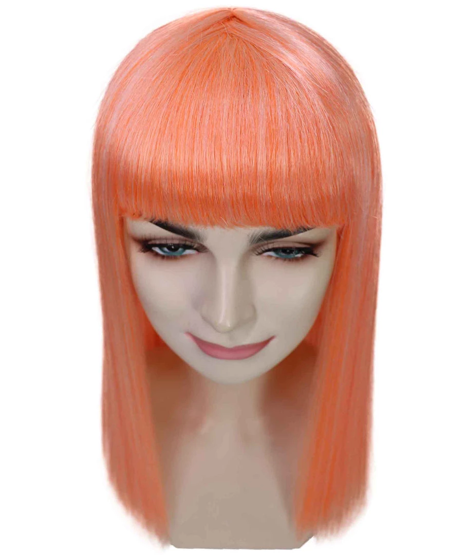BC Dreamcicle | Women's Floresent Pink Color Straight Shoulder Length Trendy Dreamcicle Wig 7 BC Dreamcicle | Women's Floresent Pink Color Straight Shoulder Length Trendy Dreamcicle Wig