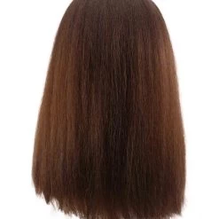 BC Adult Women's Brown Color Straight Medium Length Classic Hippie Wig 13 BC Adult Women's Brown Color Straight Medium Length Classic Hippie Wig