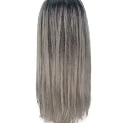 BC Grey Shadow | Women's Grey Color Straight Long Length Trendy Grey Shadow Wig
