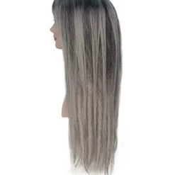 BC Grey Shadow | Women's Grey Color Straight Long Length Trendy Grey Shadow Wig