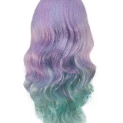 BC Pastel Ombre | Women's Multi Color Curly Shoulder Length Trendy Pastel Ombre Wig