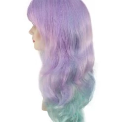 BC Pastel Ombre | Women's Multi Color Curly Shoulder Length Trendy Pastel Ombre Wig