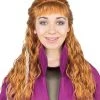 BC Adult Women's Brown Color Wavy Long Length Trendy Iconic Artic Princess Wig