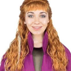 BC Adult Women's Brown Color Wavy Long Length Trendy Iconic Artic Princess Wig