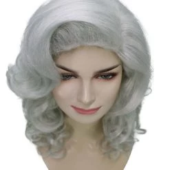 Adult Women's 19" Inch Curly Soft Synthetic Cosplay Anime Halloween Iconic Pop Star Influencer Icon Wig, Synthetic Soft Fiber Hair, | HPO 15 Adult Women's 19