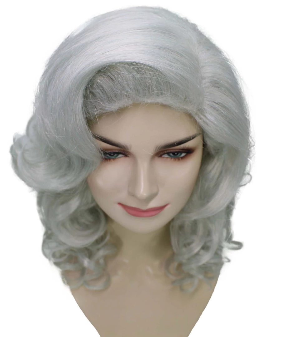 Adult Women's 19" Inch Curly Soft Synthetic Cosplay Anime Halloween Iconic Pop Star Influencer Icon Wig, Synthetic Soft Fiber Hair, | HPO 7 Adult Women's 19" Inch Curly Soft Synthetic Cosplay Anime Halloween Iconic Pop Star Influencer Icon Wig, Synthetic Soft Fiber Hair, | HPO