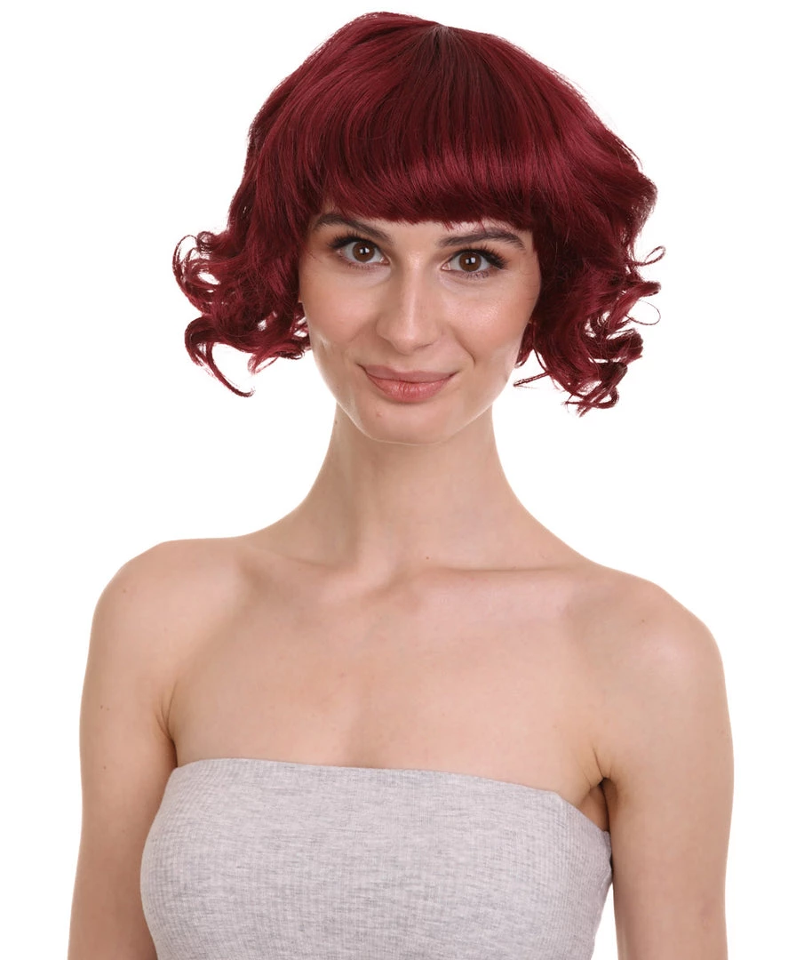 HPO Carnival Wavy Short Wig Collection | Premium Breathable Capless Cap 1 HPO Carnival Wavy Short Wig Collection | Premium Breathable Capless Cap