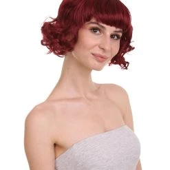 HPO Carnival Wavy Short Wig Collection | Premium Breathable Capless Cap 77 HPO Carnival Wavy Short Wig Collection | Premium Breathable Capless Cap