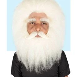 HPO Adult Unisex Christmas Side/Back Lace Front Santa Wig And Beard