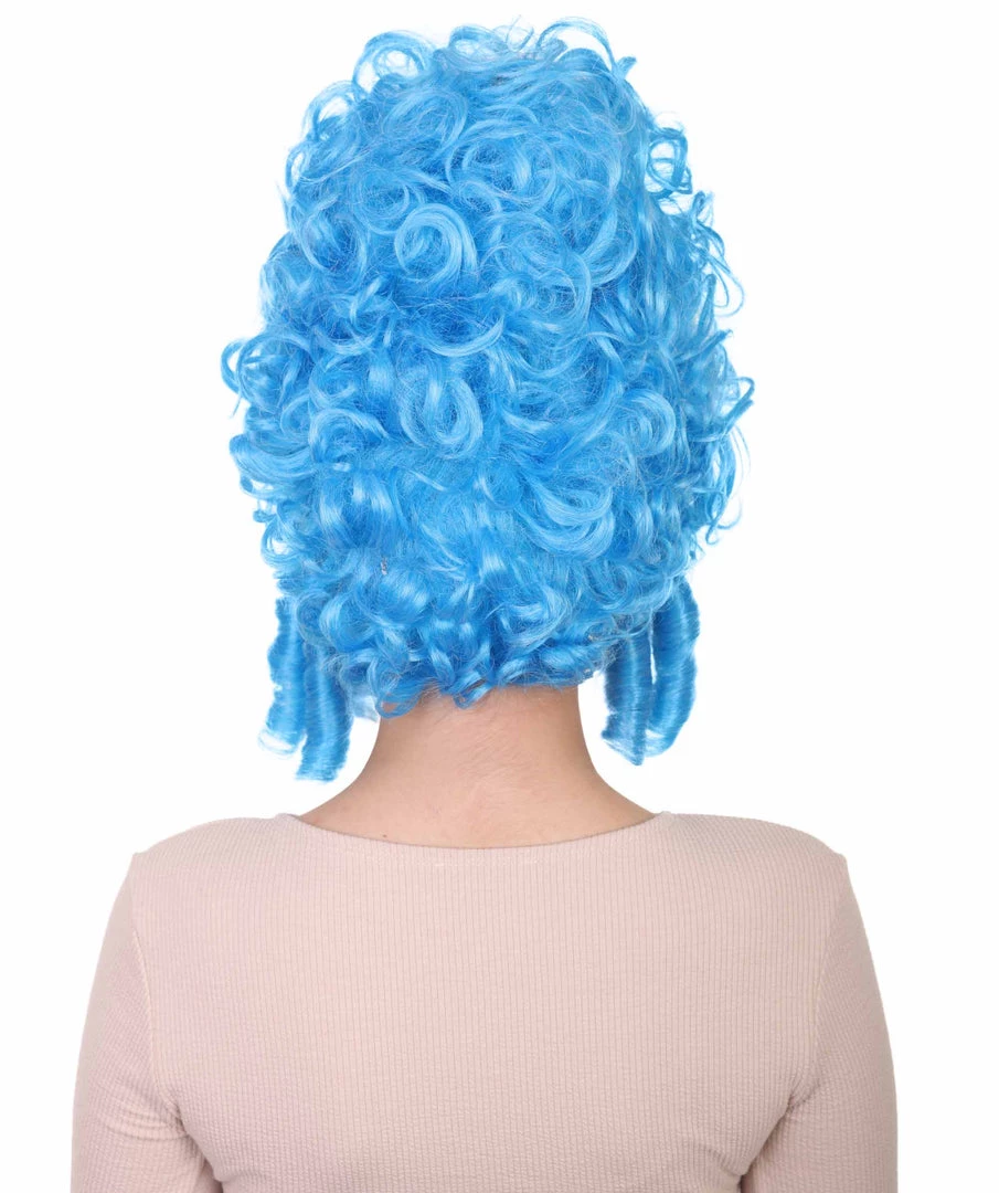 HPO Womens French Colonial Marie Antoinette Wig | Neon Pink Historical Cosplay Wigs | Premium Breathable Capless Cap Women's 18 HPO Womens French Colonial Marie Antoinette Wig | Neon Pink Historical Cosplay Wigs | Premium Breathable Capless Cap Women's