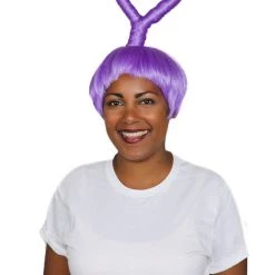 HPO Animation Creature Wig | Purple Sexy Cosplay Party Halloween Wig | Premium Breathable Capless Cap