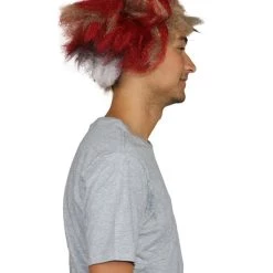 HPO Musical Tri-Color Unisex Wig | Super Size Furry Animal Character Cosplay Halloween Wig | Premium Breathable Capless Cap Women's