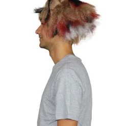 HPO Musical Tri-Color Unisex Wig | Super Size Furry Animal Character Cosplay Halloween Wig | Premium Breathable Capless Cap Women's