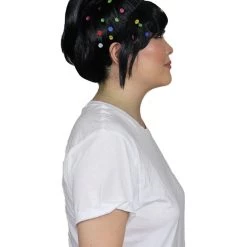HPO Women's Womens Candy Girl Wig | Black TV/Movie Wigs | Premium Breathable Capless Cap