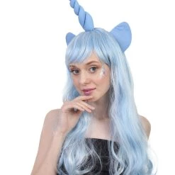 HPO Unicorn Women's Wig | Sexy Cosplay Party Halloween Wig | Premium Breathable Capless Cap