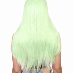 HPO Celebrity Womens Wig | Ombre Green Long Wig | Premium Breathable Capless Cap Men's 12 HPO Celebrity Womens Wig | Ombre Green Long Wig | Premium Breathable Capless Cap Men's