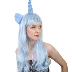 HPO Unicorn Women's Wig | Sexy Cosplay Party Halloween Wig | Premium Breathable Capless Cap