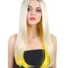 HPO Evil Bride Adult Women's Wig | Blond Cosplay Halloween Wig | Premium Breathable Capless Cap