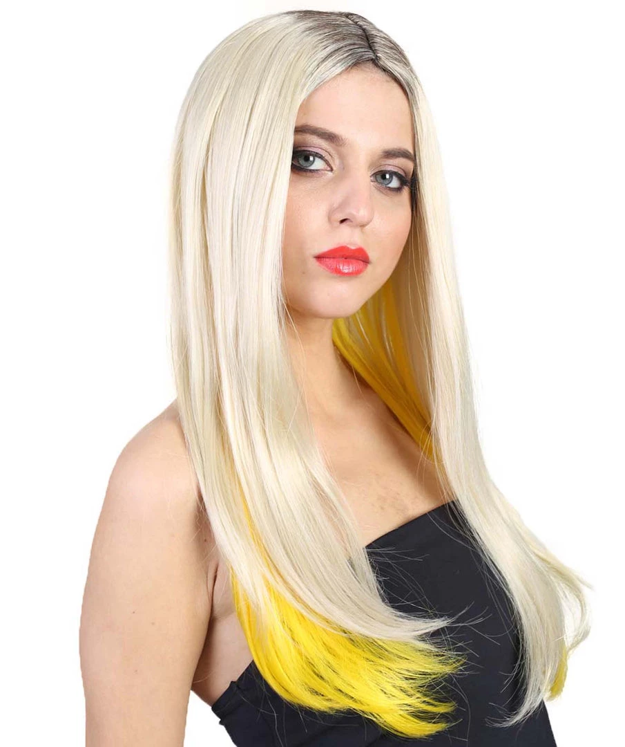HPO Evil Bride Adult Women's Wig | Blond Cosplay Halloween Wig | Premium Breathable Capless Cap 5 HPO Evil Bride Adult Women's Wig | Blond Cosplay Halloween Wig | Premium Breathable Capless Cap