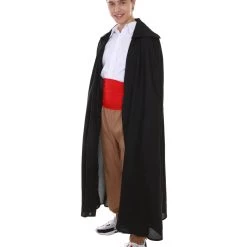 HPO Adult Men's One Piece Hair Costume | Red,Black & Brown Cosplay Costume