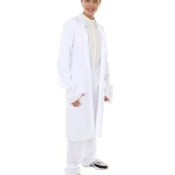 HPO Adult Men's Chinese Traditional Martial Arts Kung Fu Uniform Costume | White Cosplay Costume 14 HPO Adult Men's Chinese Traditional Martial Arts Kung Fu Uniform Costume | White Cosplay Costume