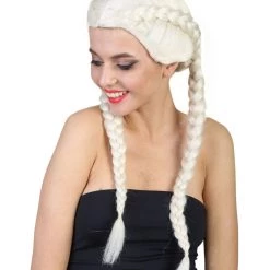 HPO Celebrity Womens Boxer Braid Wig | Blonde Celebrity Wig | Premium Breathable Capless Cap