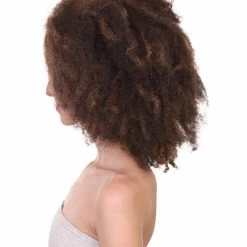 HPO Short Afro Kinky Curly Unisex Wig | Party Ready Fancy Cosplay Halloween Wig | Premium Breathable Capless Cap Women's 11 HPO Short Afro Kinky Curly Unisex Wig | Party Ready Fancy Cosplay Halloween Wig | Premium Breathable Capless Cap Women's
