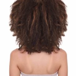 HPO Short Afro Kinky Curly Unisex Wig | Party Ready Fancy Cosplay Halloween Wig | Premium Breathable Capless Cap Women's 12 HPO Short Afro Kinky Curly Unisex Wig | Party Ready Fancy Cosplay Halloween Wig | Premium Breathable Capless Cap Women's