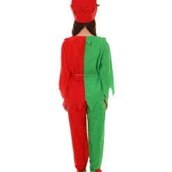 HPO Adult Women's Ladies' Elf Xmas Costume | Red And Green Halloween Costume 12 HPO Adult Women's Ladies' Elf Xmas Costume | Red And Green Halloween Costume