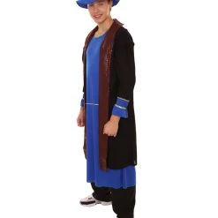 HPO Adult Men's Leonardo Da Vinci Painter Artitst Costume | Blue Cosplay Costume 10 HPO Adult Men's Leonardo Da Vinci Painter Artitst Costume | Blue Cosplay Costume