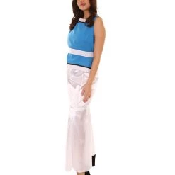 HPO Adult Women's Fancy Dress Costume | Blue & Silver Cosplay Costume
