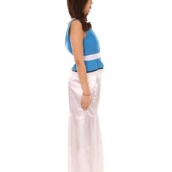 HPO Adult Women's Fancy Dress Costume | Blue & Silver Cosplay Costume