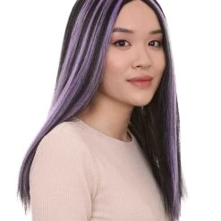 HPO Women's Crimped Witch Womens Wig | Long Straight Horror Wig | Premium Breathable Capless Cap 14 HPO Women's Crimped Witch Womens Wig | Long Straight Horror Wig | Premium Breathable Capless Cap