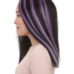 HPO Women's Crimped Witch Womens Wig | Long Straight Horror Wig | Premium Breathable Capless Cap 11 HPO Women's Crimped Witch Womens Wig | Long Straight Horror Wig | Premium Breathable Capless Cap